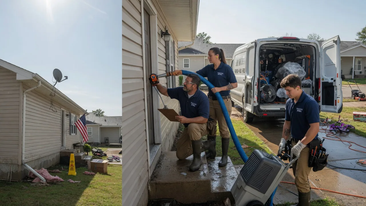 Ceiling Water Damage Restoration in Neodesha, KS near me